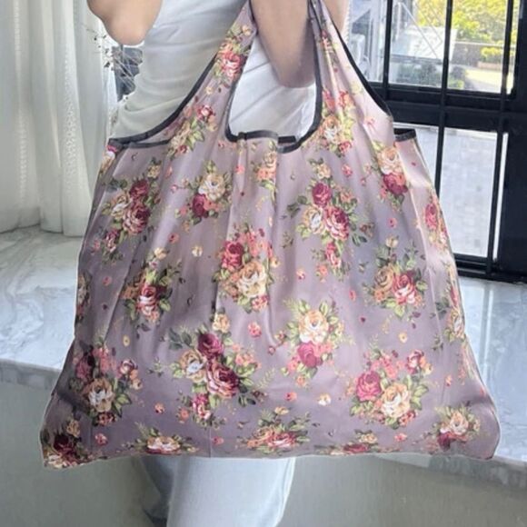 New Flower Print Reusable Bag - Picture 5 of 5